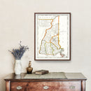 Vintage Map of New Hampshire 1814