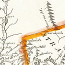 Vintage Map of New Hampshire 1814