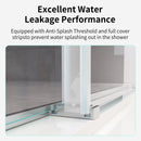 Double Sliding Frameless Soft-Close Shower Door