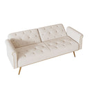 Luxurious Sofa Bed With Nail Head Trim And Matching Pillow by HouseOfZazla