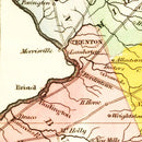 Vintage Map of New Jersey 1823