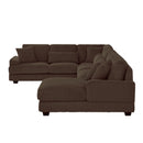 Oversized Sectional Sofa U - Shaped Sofa Couch Modern Sofa Upholstered In Soft With A Chaise Lounge For Living Room by HouseOfZazla