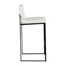 Fuji - Contemporary High Back Barstool Elegant Design by HouseOfZazla