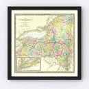 Vintage Map of New York 1836