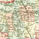 Vintage Map of New York 1854