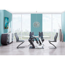 Anne - Dining Table - White / Gray by HouseOfZazla
