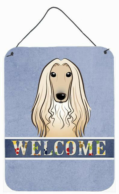 Afghan Hound Welcome Wall or Door Hanging Prints BB1430DS1216