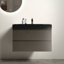 Alice - Bathroom Vanity With Sink, Large Storage Wall Mounted Floating Bathroom Vanity For Modern Bathroom, One-Piece Sink Basin Without Drain And Faucet by HouseOfZazla