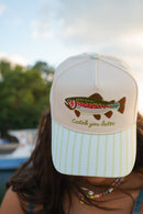 Catch You Later - Green Stripe Hat