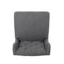 Vienna Fabric Tufted Counter Stool With Nailhead Accents (Set of 2) by HouseOfZazla