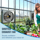 24'' Shutter Exhaust Fan with High-Speed 3320 CFM Airflow by HouseOfZazla