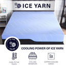 Refresh - 12" Flex Head Latex Foam Hybrid Mattress And Adjustable Base Bundle - Blue - King by Unique Piece Furniture