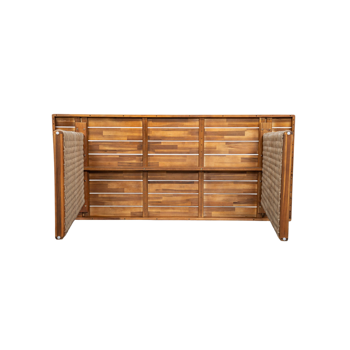 Outdoor Acacia Wood Dining Table, Teak Finish, photo 7 of 10