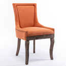 Ultra - Side Dining Chair, Nail Head (Set of 2) by Unique Piece Furniture