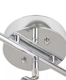 Catalina 19"W 3-Light LED Track Bar Light Fixture Brushed Nickel with Bubble Glass Shades by LampsUSA