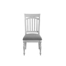 Slat Back Dining Chairs (Set of 2) - Gray by HouseOfZazla