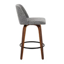 Toriano - Mid Century Modern, Counter Stool (Set of 2) by Unique Piece Furniture