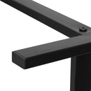 5-Piece Compact Bar Table Set with Table and Stools - Modern Industrial Design, Space-Saving Furniture for Dining Room and Breakfast Nook (Dark Brown)