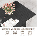 97.2"L Extendable Aluminum Outdoor Dining Table by HouseOfZazla