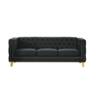 3-seater + 2-seater Combination sofa.BLACK VELVET