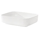 Rectangular Vessel Bathroom Sink, Modern - White by HouseOfZazla