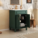 Bathroom Vanity With Top Sink, Cabinet With 2 Soft Closing Doors by Unique Piece Furniture