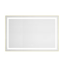 48" x 32" LED Bathroom Mirror with Front and Backlight
