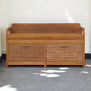 Oxford Oak-ish 2-Drawer Storage Bench