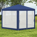 Outsunny 13' x 11' Outdoor Party Tent with Protective Mesh Sidewalls by HouseOfZazla