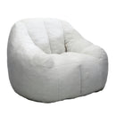 Comfy Bean Bag Chair With Memory Foam Filler, Tufted Soft by Unique Piece Furniture