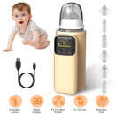 Portable Bottle Warmer with Night Light On The Go Baby Milk Warmer Milk Formula Warmer for Home Travel with 6 Heating Levels by GBruno Store