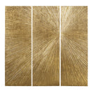 Lumina Aurea™ — Signature Sunburst Hand-Painted Triptych