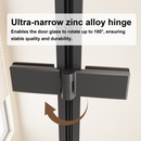 Framed Bi-Fold Pivot Shower Door 30"x72" Space-Saving Folding Shower Enclosure by HouseOfZazla