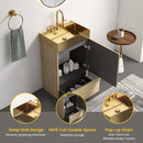 Gada 20" Striped Light Bathroom Vanity by HouseOfZazla