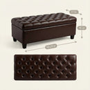 Storage Ottoman Bench With Safety Hinges by HouseOfZazla