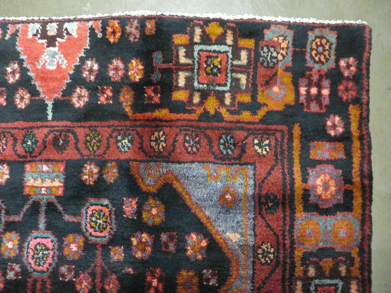 4' X 10' Antique Handmade Tribal Turkish Oriental Floral Wool Rug Organic Nice