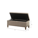 Modern Tufted Top Soft Close Storage Bench by HouseOfZazla
