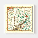 Vintage Map of Pennsylvania 1690
