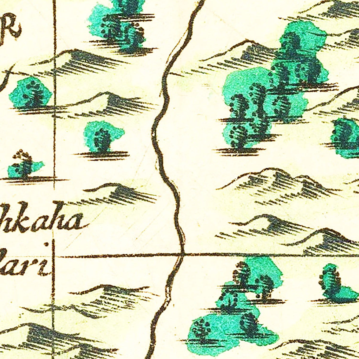 Vintage Map of Pennsylvania 1690, photo 2 of 5