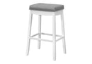 Comfortable Bar Stool, Bar Height, Saddle Seat, Transitional (Set of 2) by HouseOfZazla