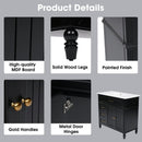 Bathroom Vanity With Sink, 2 Doors 2 Drawers, Freestanding Design by HouseOfZazla