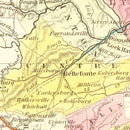 Vintage Map of Pennsylvania 1850