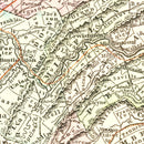 Vintage Map of Pennsylvania 1856