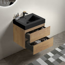 Alice Natural Oak Bathroom Vanity With Sink by HouseOfZazla