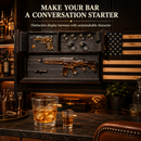AR15 Whiskey Gun Decanter Flag Set - 1000ml Rifle & Pistol Set