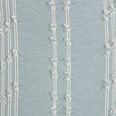 3 Piece Cotton Jacquard Comforter Set Aqua Full/Queen