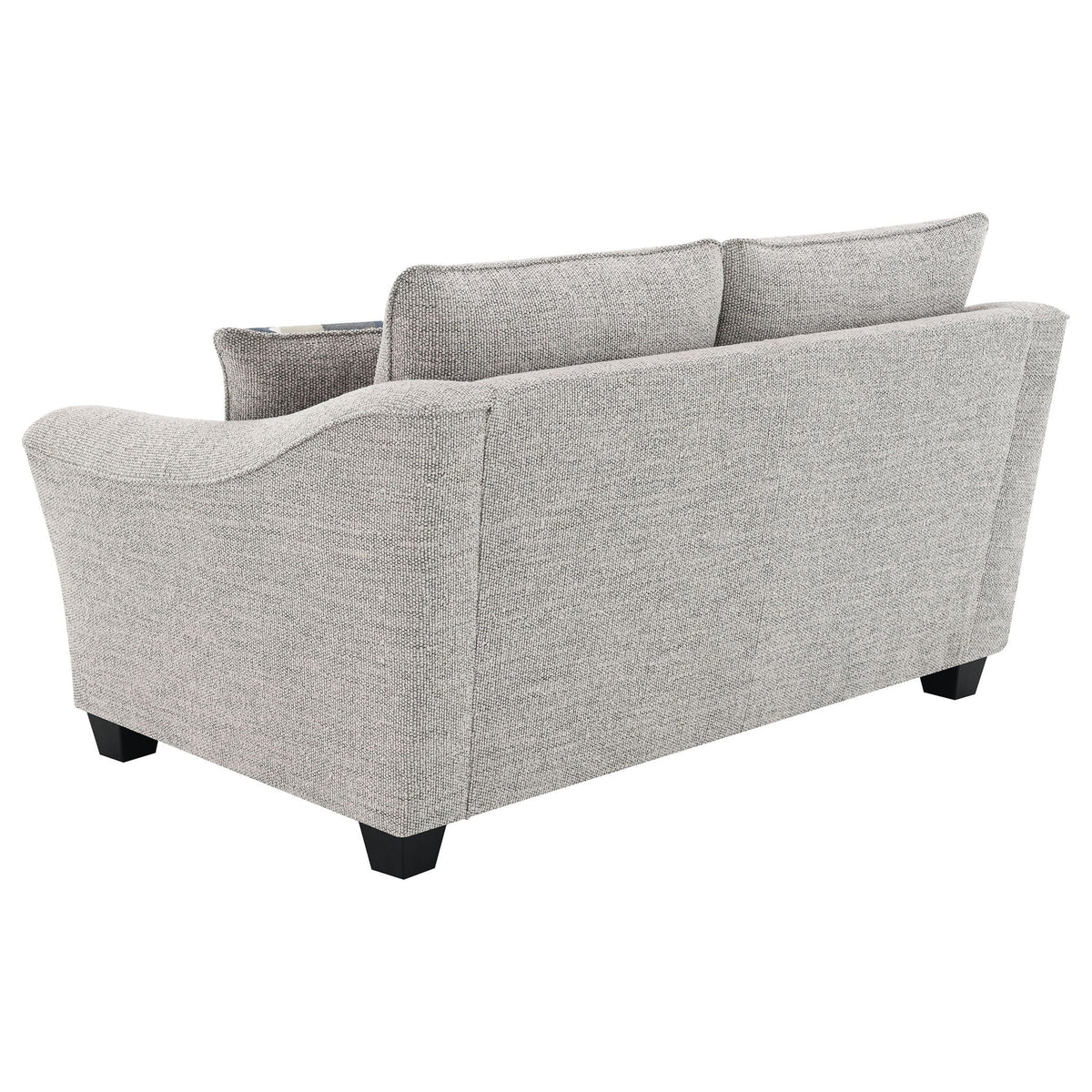 Tomkins Boucle Upholstered Loveseat Light Grey, photo 4 of 7