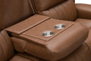 Pierce - Power Sofa With Power Recline, Power Headrest (Drop Down Table With Two Cup Holders)-Zero Gravity, Lumbar