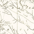 Vintage Map of South Carolina 1796