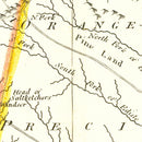 Vintage Map of South Carolina 1814